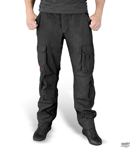 nohavice pánske SURPLUS - AIRBORNE - Slimmy SCHWARZ - 05-3603-63