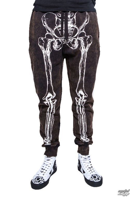 nohavice pánske (tepláky) IRON FIST - Wishbone Sweatpants - Black - IFM003732