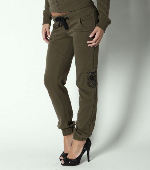 nohavice (tepláky) dámske METAL MULISHA - Recon - Military Green - M31709301