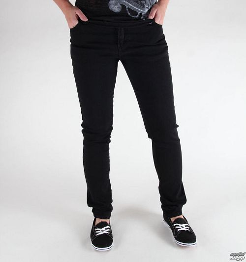 nohavice (unisex) 3RDAND56th - Hipster Slim Fit - Black - JM372