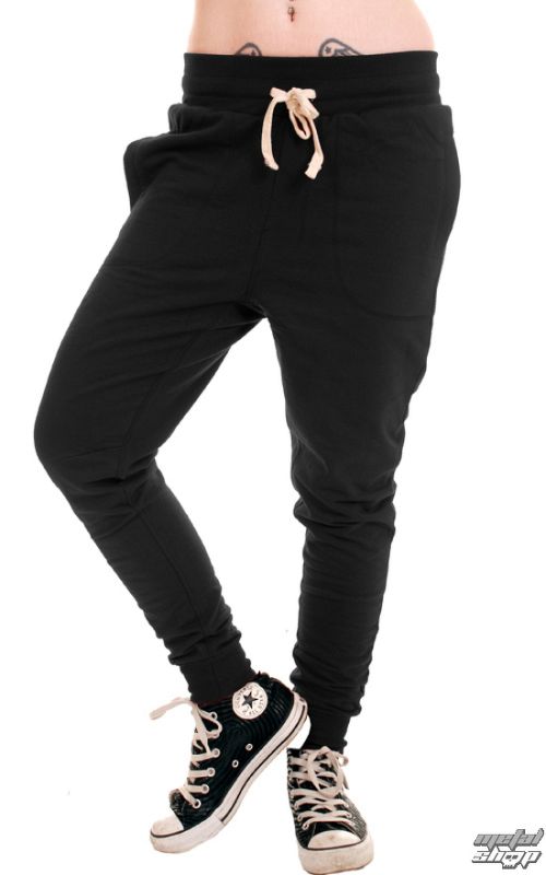 nohavice unisex (tepláky) 3RDAND56th - Carrot Fit Jogger - Black - JM1008