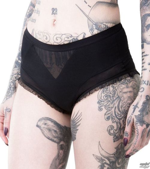 nohavičky dámske KILLSTAR - PERSEPHONE - BLACK - K-UND-F-3012