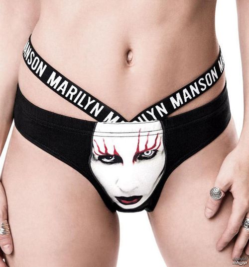 nohavičky dámske KILLSTAR x MARILYN MANSON - Eat The Bitch Cut-Out - K-UND-F-2213