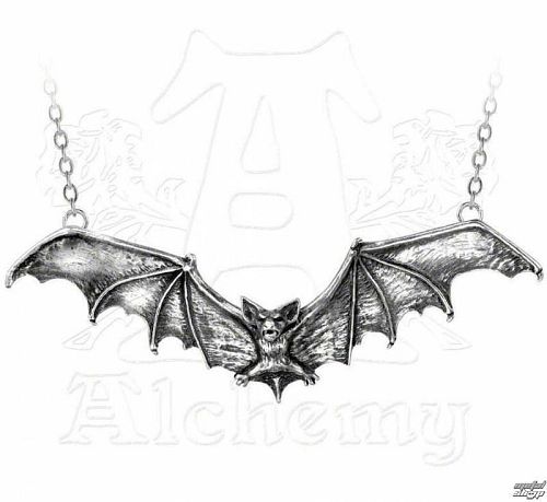 obojok ALCHEMY GOTHIC - Gothic Bat - P121