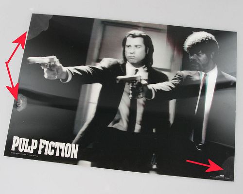obraz 3D Pulp Fiction - Guns - Pyramid Posters - PPL70097 - POŠKODENÝ