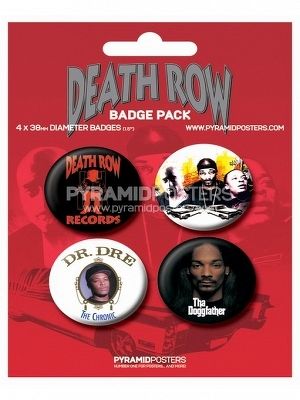 odznaky Death Row Records - BP80085 - Pyramid Posters