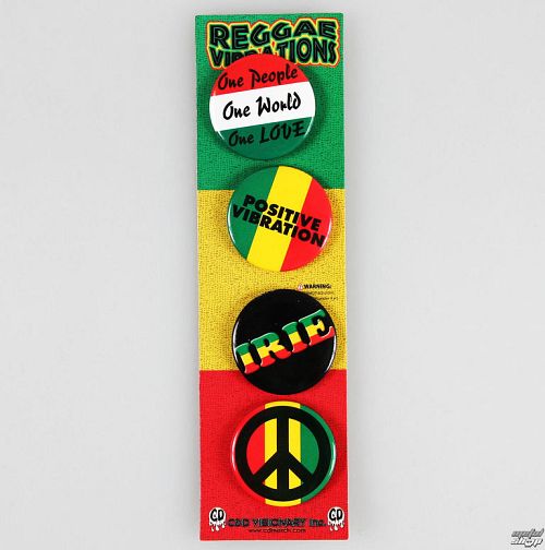 odznaky DSX Reggae&Rasta - Assorted - B-5576
