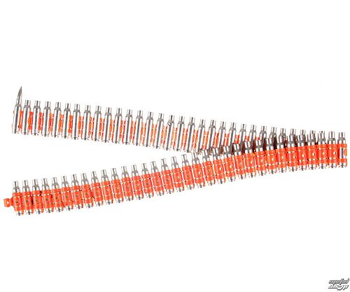 opasok Silver & Fluorescent - Orange Metal Bullet - B715