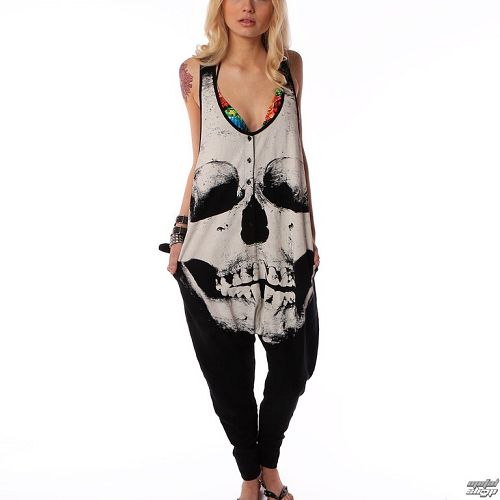 overal dámsky IRON FIST - Loose Tooth Romper - Black