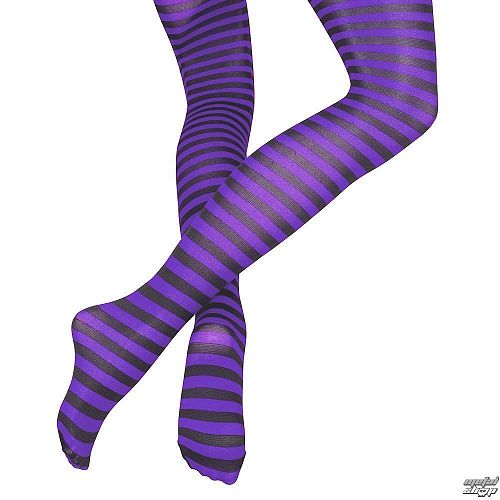 pančucháče LEGWEAR - Scarlet - Ringer - Blk/Purple - SHSCRI2BC1