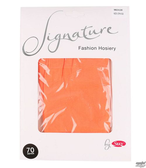 pančucháče LEGWEAR - signature 70 denier coloured soft opaque tight - neon orange - LE004