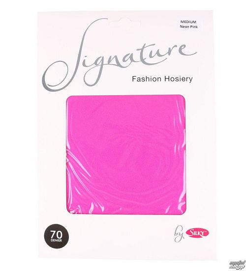 pančucháče LEGWEAR - signature 70 denier coloured soft opaque tight - neon pink - LE003