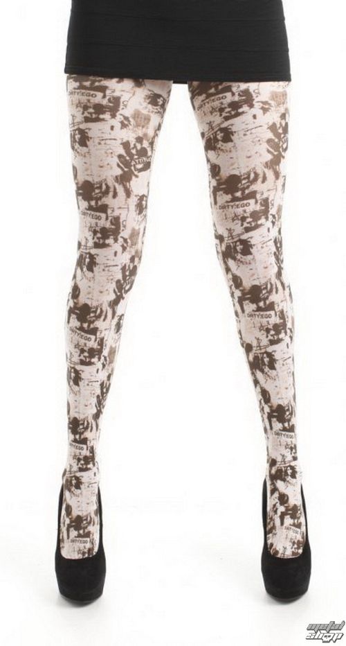 pančucháče PAMELA MANN - Comic Grunge Printed - Multi - PM220