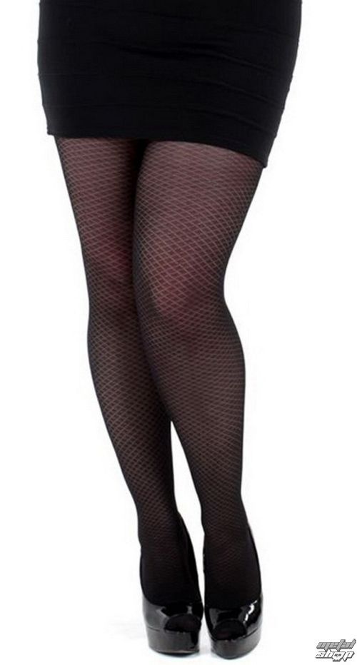 pančucháče PAMELA MANN - Criss Cross Opaque - Black - PM245
