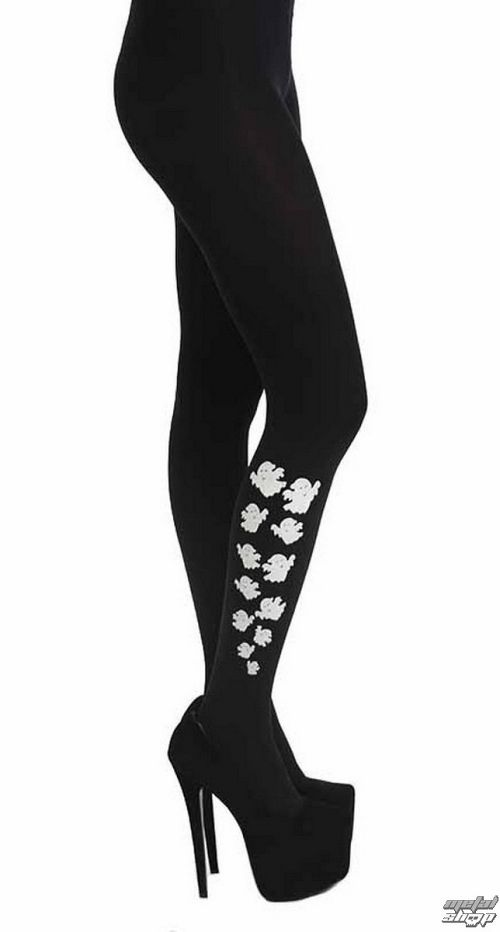 pančucháče PAMELA MANN - Escaping Ghost Tights - Black - PM213