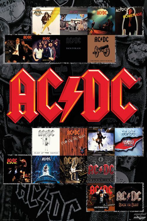 plagát AC/DC - Covers - GB posters - LP2034
