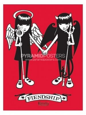 Plagát - Emily The Strange (Fiendship) - PP31164 - Pyramid Posters
