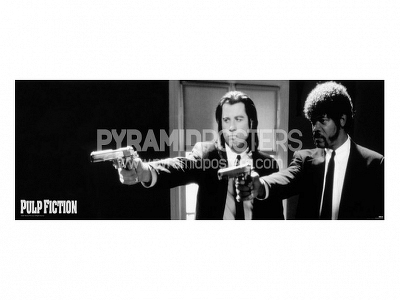 plagát - Pulp Fiction (B&W Guns) - CPP20107 - Pyramid Posters