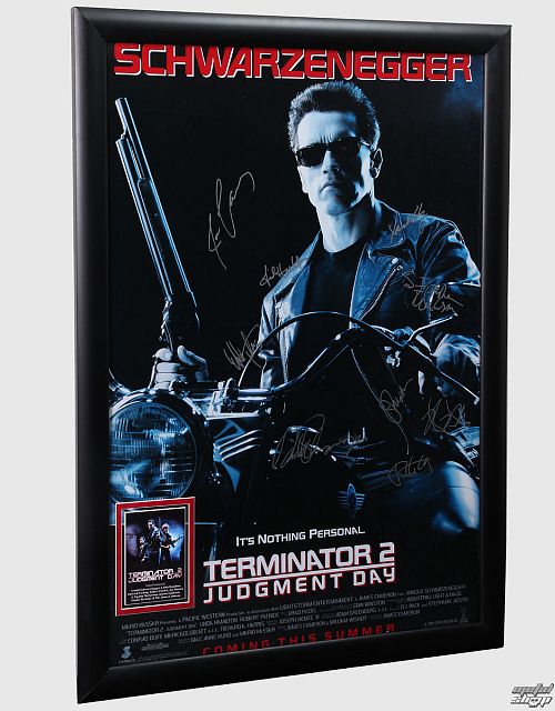 plagát s podpisy Terminator 2 - ANTIQUITIESCA