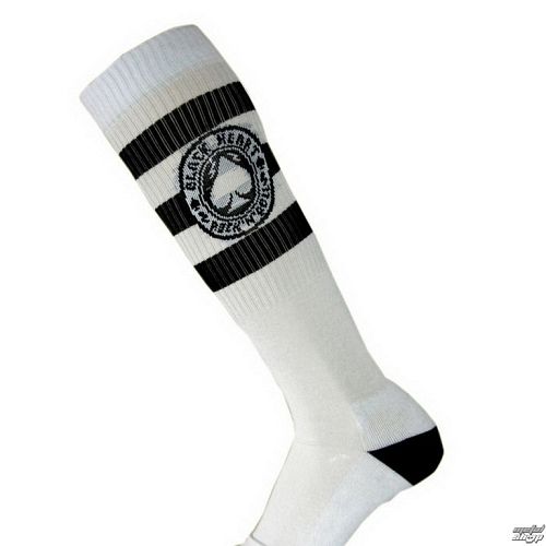 podkolienky BLACK HEART - Ace Of Spades - White - BH021