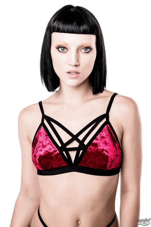 podprsenka dámska KILLSTAR - Sinner - Burgundy - K-UND-F-2240