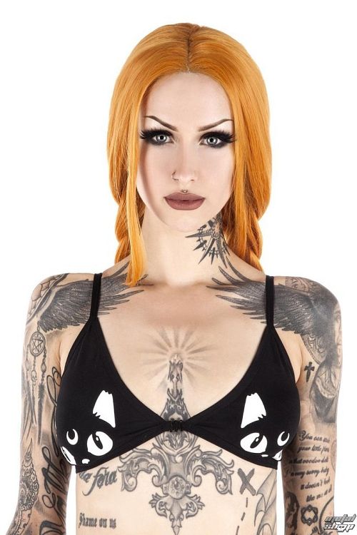 podprsenka KILLSTAR - Keiko Kitty - Black - K-UND-F-2471