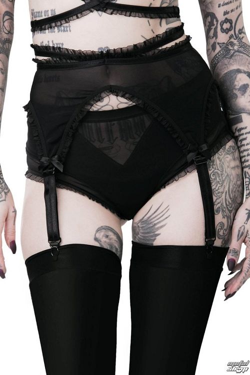 podväzkový pás KILLSTAR - PERSEPHONE - BLACK - K-UND-F-3011