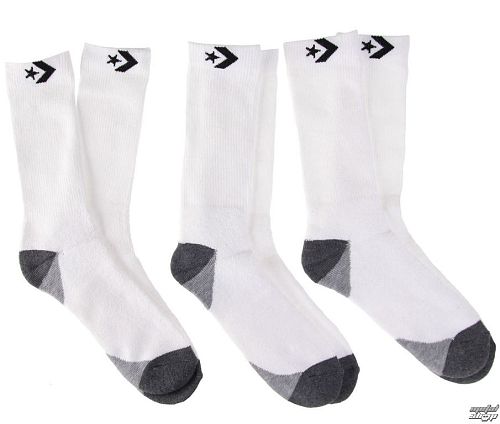 ponožky CONVERSE - 3-pack - WHT - E147W