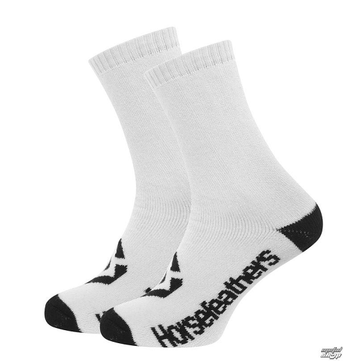 ponožky HORSEFEATHERS - LOBY - WHITE - AA420J