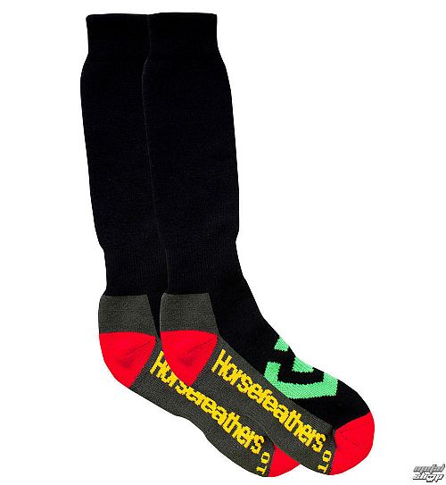 ponožky -podkolienky SNB- HORSEFEATHERS - Loby Snow - RASTA