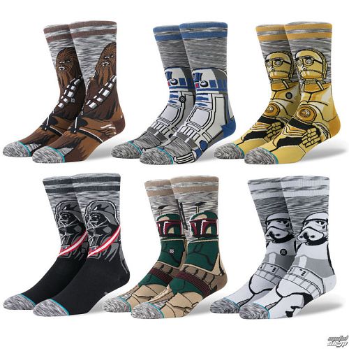ponožky (sada 6 ks) STAR WARS - CLASSIC - STANCE - MD17PKCLA-MUL