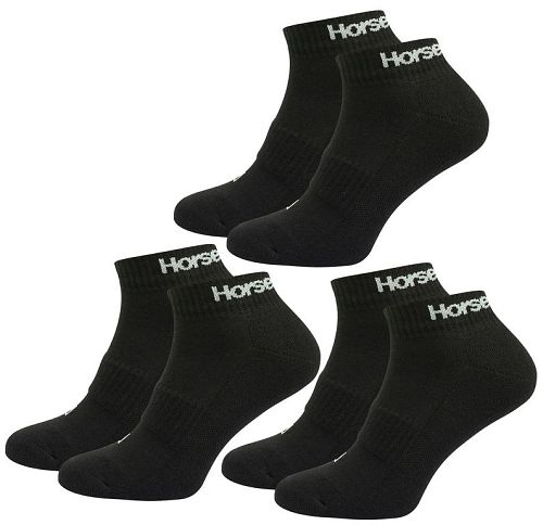 ponožky (set 3 párov) HORSEFEATHERS - RAPID - Black - AA1078A