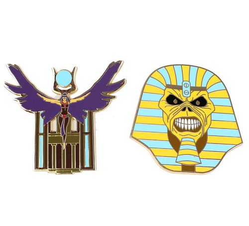 pripináčik Iron Maiden - Legacy of the Beast - Trooper Pharaoh & Aset - IMC-0102