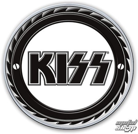 pripináčik Kiss - Buzz Saw Logo pin badge - ROCK OFF - KISSPIN03