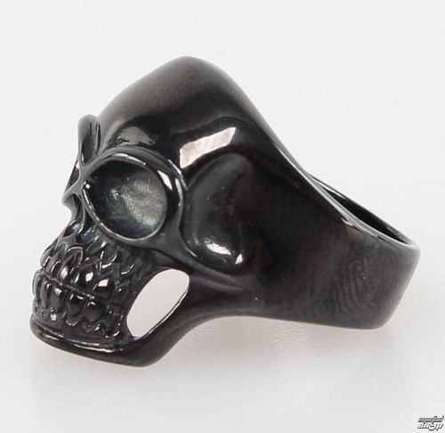 prsteň etnox - Skull - Black - R027