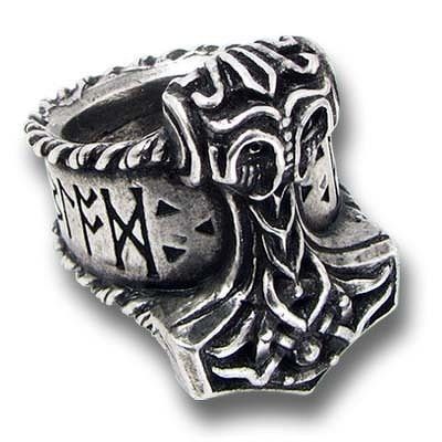 prsteň Thor's Runehammer ALCHEMY GOTHIC - R171