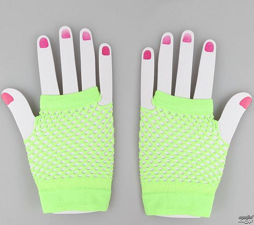 rukavice bezprsté POIZEN INDUSTRIES - NSD Fishnet - N.Green