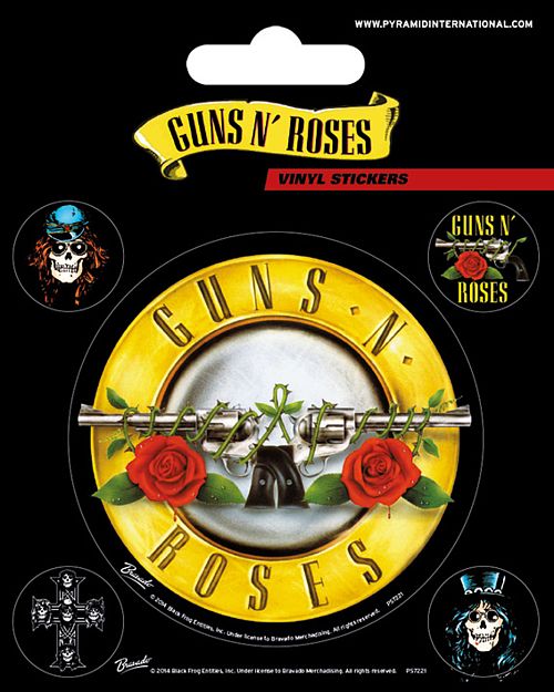 samolepky Guns N' Roses - PYRAMID POSTERS - PS7221