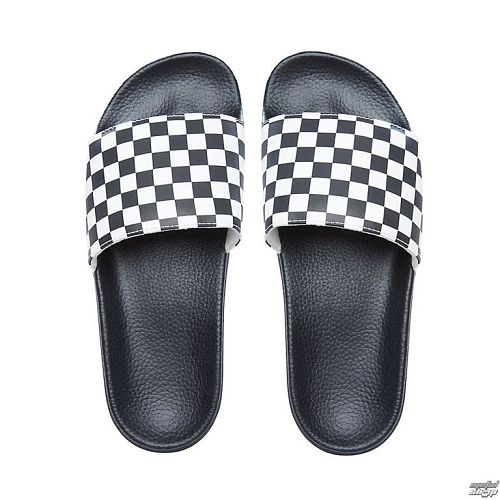 sandále pánske VANS - Slide-On (Checkerboard) - Black/White - V4KIIP9