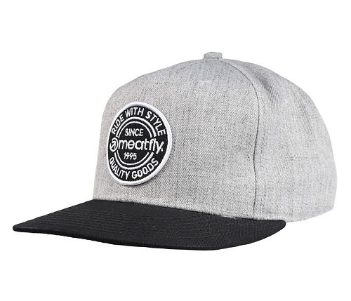 šiltovka MEATFLY - COMP SNAPBACK B - GREY HEATHER / BLACK - MF-18000077