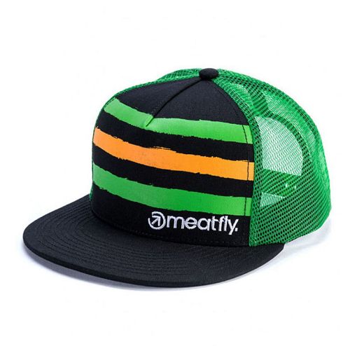 šiltovka MEATFLY - WALKER B - GREEN / BLACK - MF-18000073