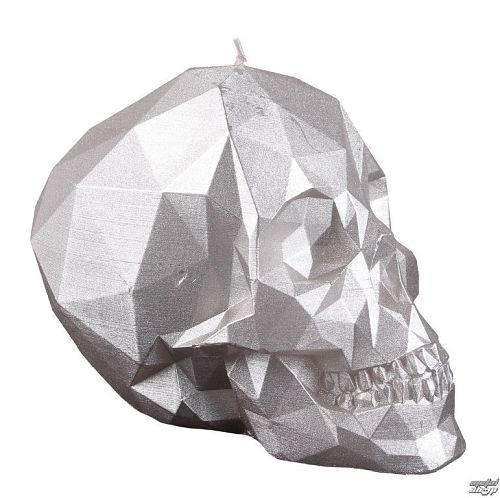 sviečka Skull - Silver - YO017