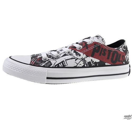 topánky CONVERSE - Sex Pistols - Chuck Taylor All Star - CTAS Ox White / Black - C151195