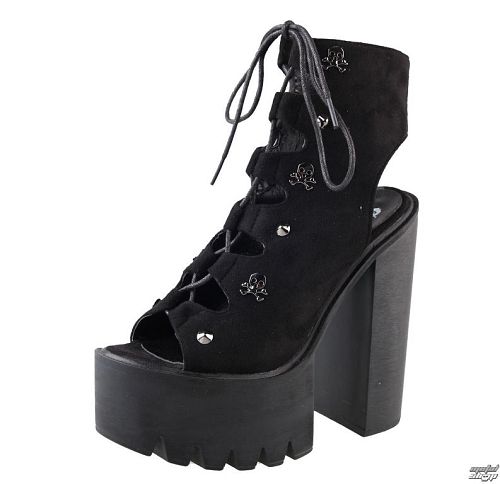 topánky dámske BANNED - Platform Lace - Black - BND078BLK