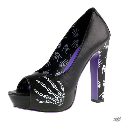 topánky dámske (črievice) BANNED - Blk/Purple - BND014