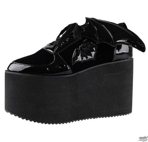 topánky dámske IRON FIST - Creature Of The Night Flatform - IFW006007-BLACK