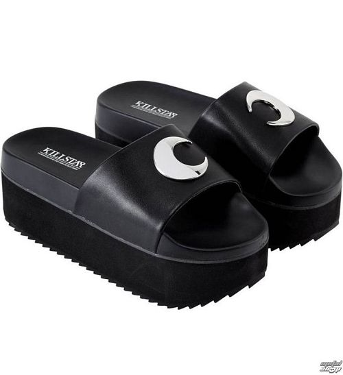 topánky dámske (sandále) KILLSTAR - DARK MOON SLIDES - BLACK - KSRA000013