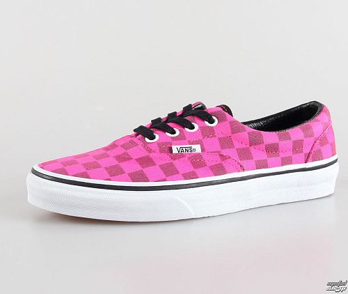 topánky dámske VANS - U Era - (Xtuff) neon pink/check - VTN98Y4