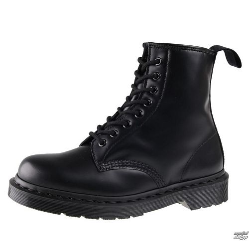 topánky Dr. Martens 8 dierkové - DM 1460 MONO BLACK SMOOTH - DM14353001