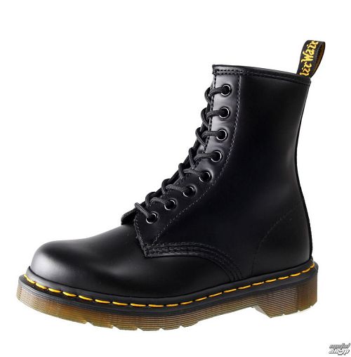 topánky Dr. Martens - 8 dierkové - Smooth Black - 1460